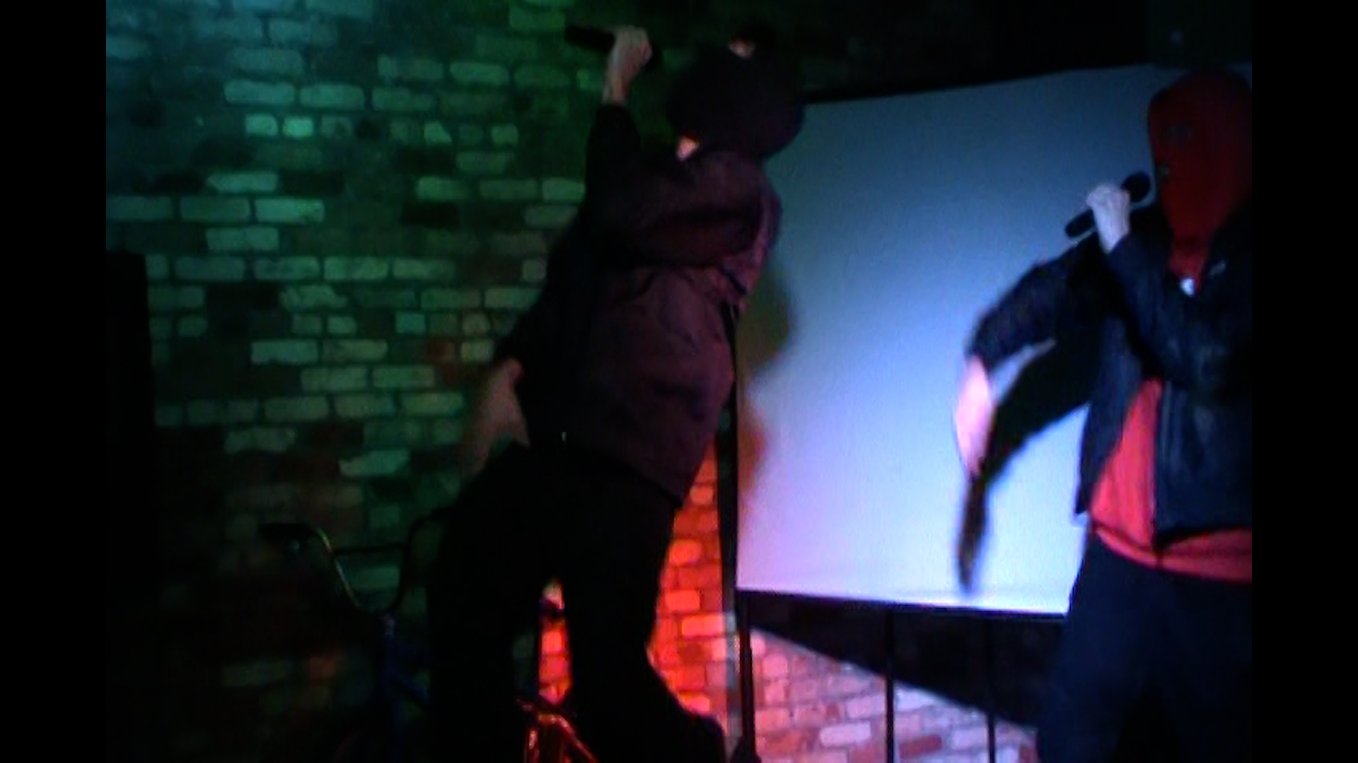 Tofu Tony performing with Slum for a Mason Sova at Mac's Bar in Lansing, MI